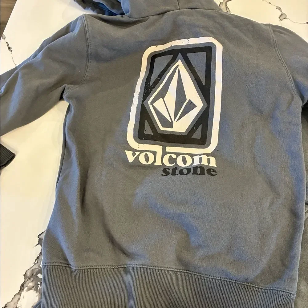 Volcom Gray Hoodie and Sweatpants Set